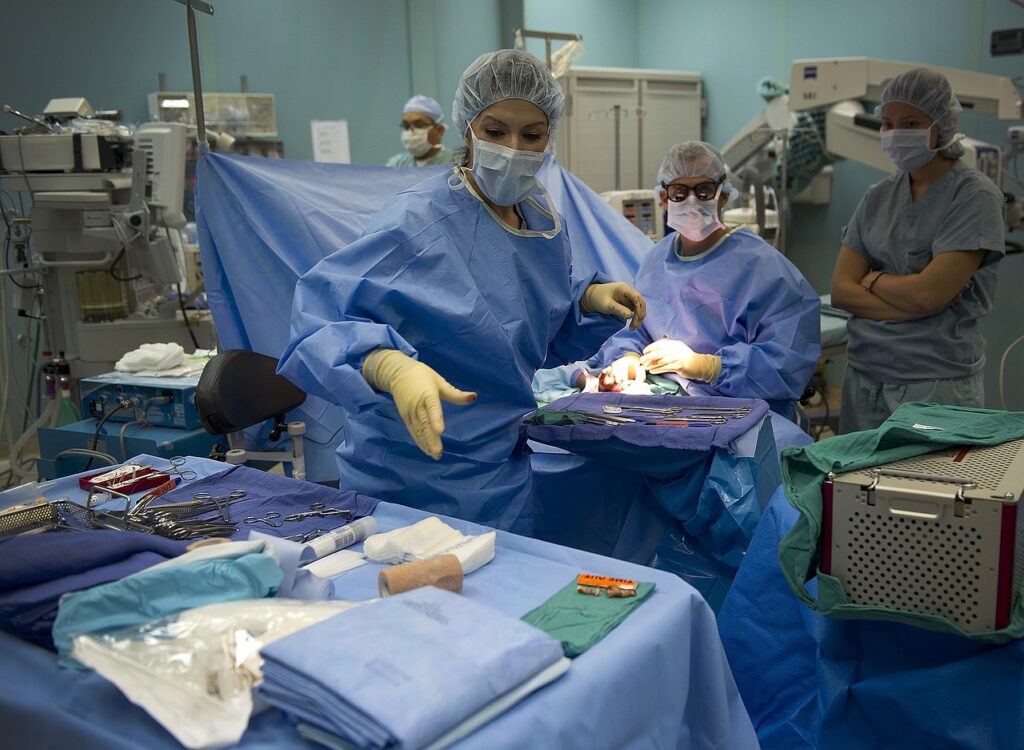 The use of a Stainless Steel Trolley in medicine!