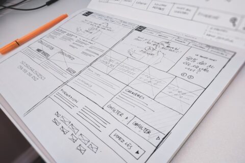 white printer paper on white table